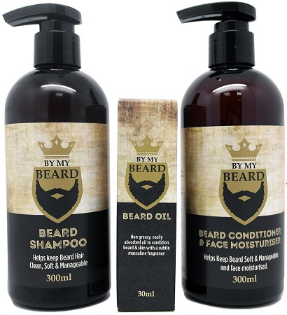 by my beard zestaw do pielęgnacji brody szampon odżywka olejek