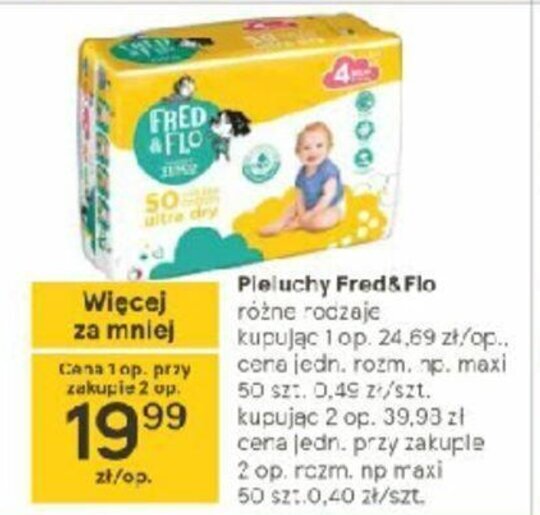 pieluchy tesco fred&flo pieluchomajtki