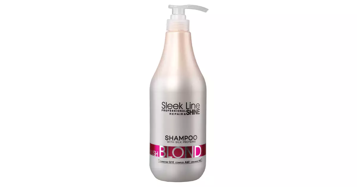 stapiz szampon różowy sleek line blond