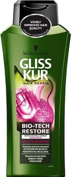 gliss kur bio tech-restore szampon do włosów 400 ml