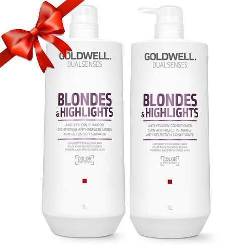 goldwell dualsenses blondes&highlights odżywka do włosów blond i z pasemkam