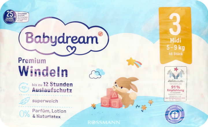 rossmann babydream pieluchomajtki 6 obwód