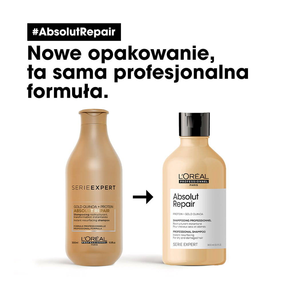 loreal absolut repair lipidium szampon regeneracja