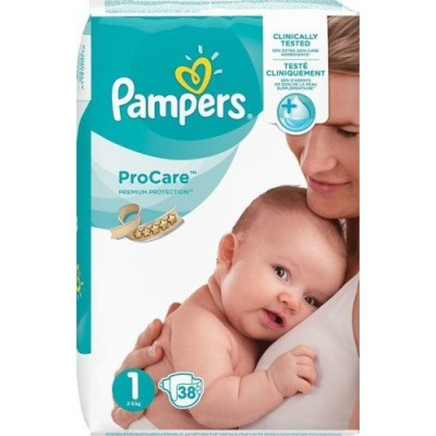 pampers procare rozmiar 0 38 pieluch