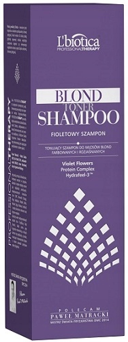szampon lbiotica professional therapy blond toner