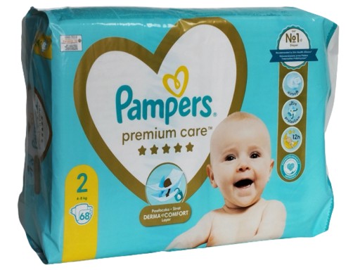 pieluchy pampers premium care 2