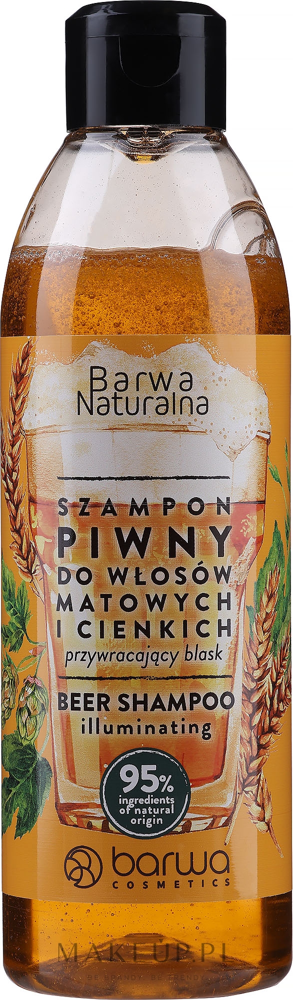 barwa żurawinowy szampon do włosów z kompleksem witamin 300ml