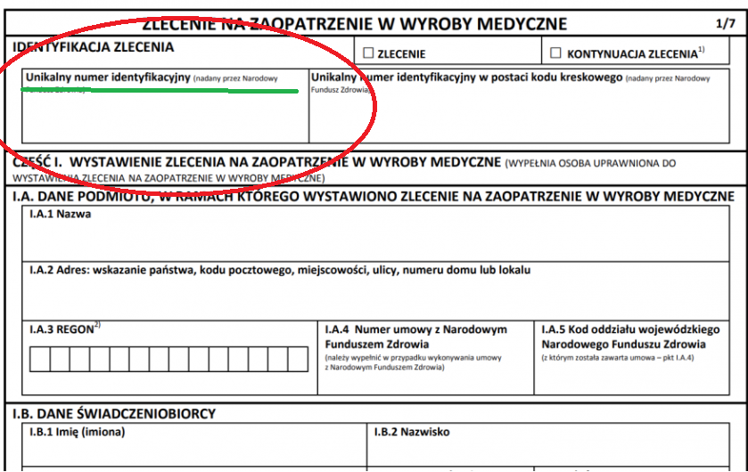 upowarznienie do fnz w celu zlozenia zlecenia na pieluchomajtki