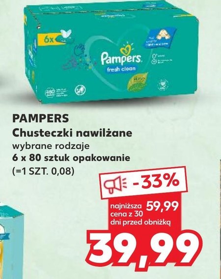 kaufland chusteczki pampers