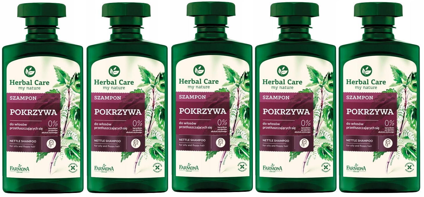 farmona herbal care szampon pokrzywa do włosów przetłuszczających się