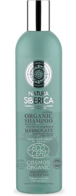 natura siberica szampon do suchych włosów objętość i nawilżenie