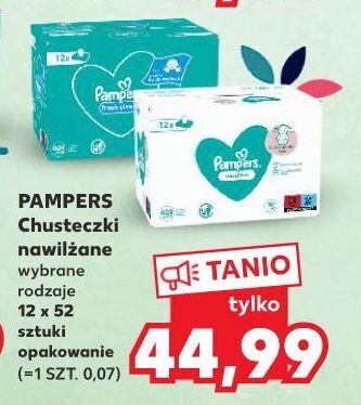 chusteczki pampers kaufland