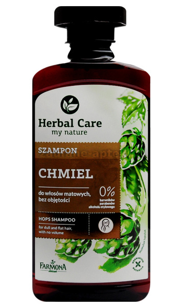 herbal care szampon do włosów chmiel