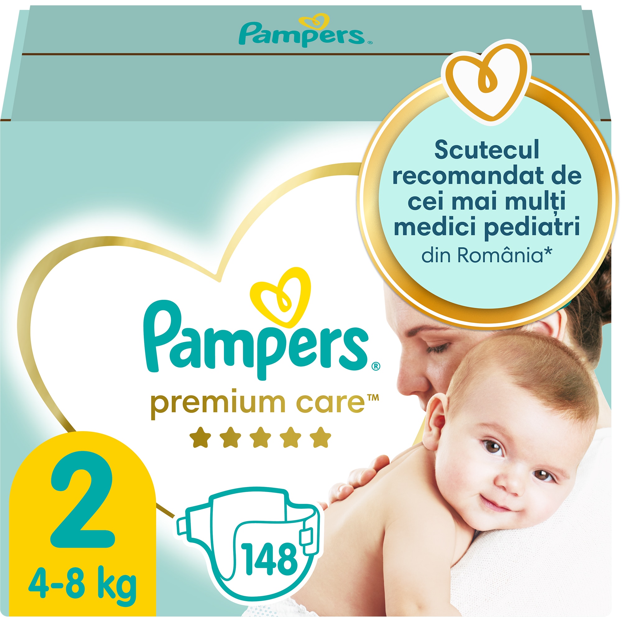 pampers premium care 2 168 szt emag