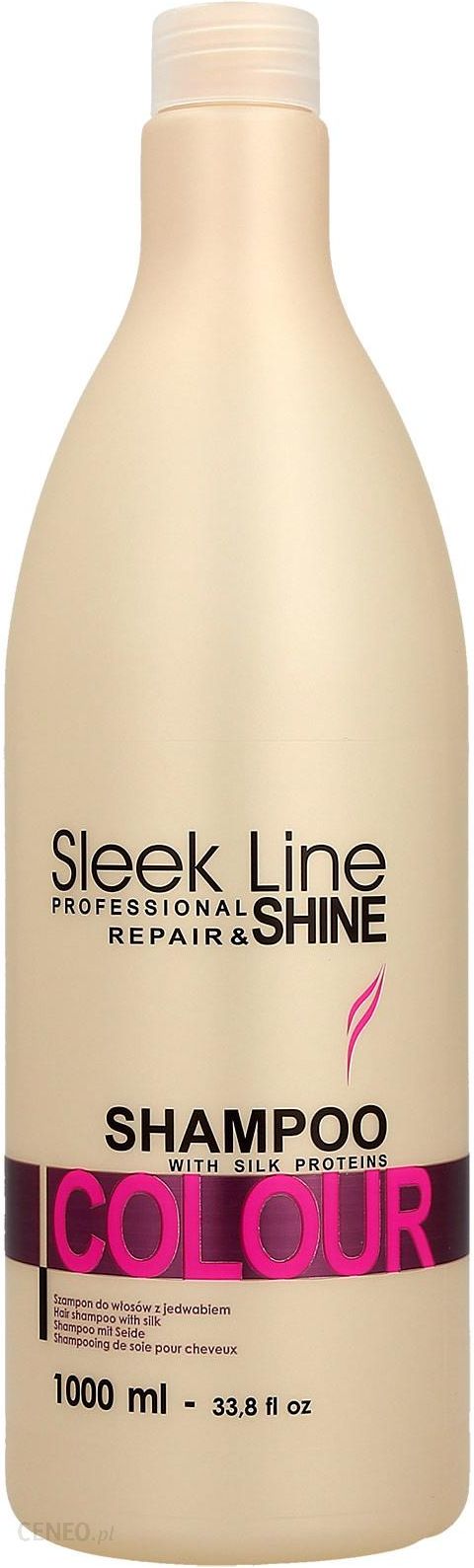 sleek line szampon do włosów farbowanych opnie