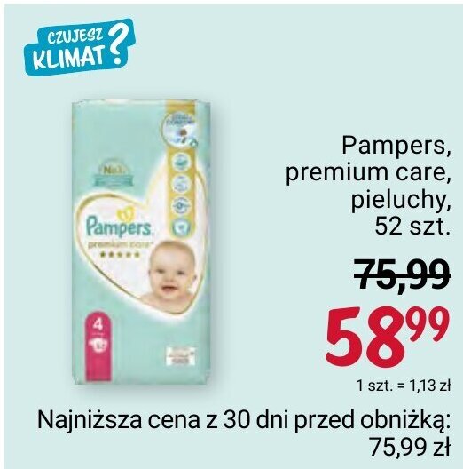 pieluchy pampers promocja rossmann