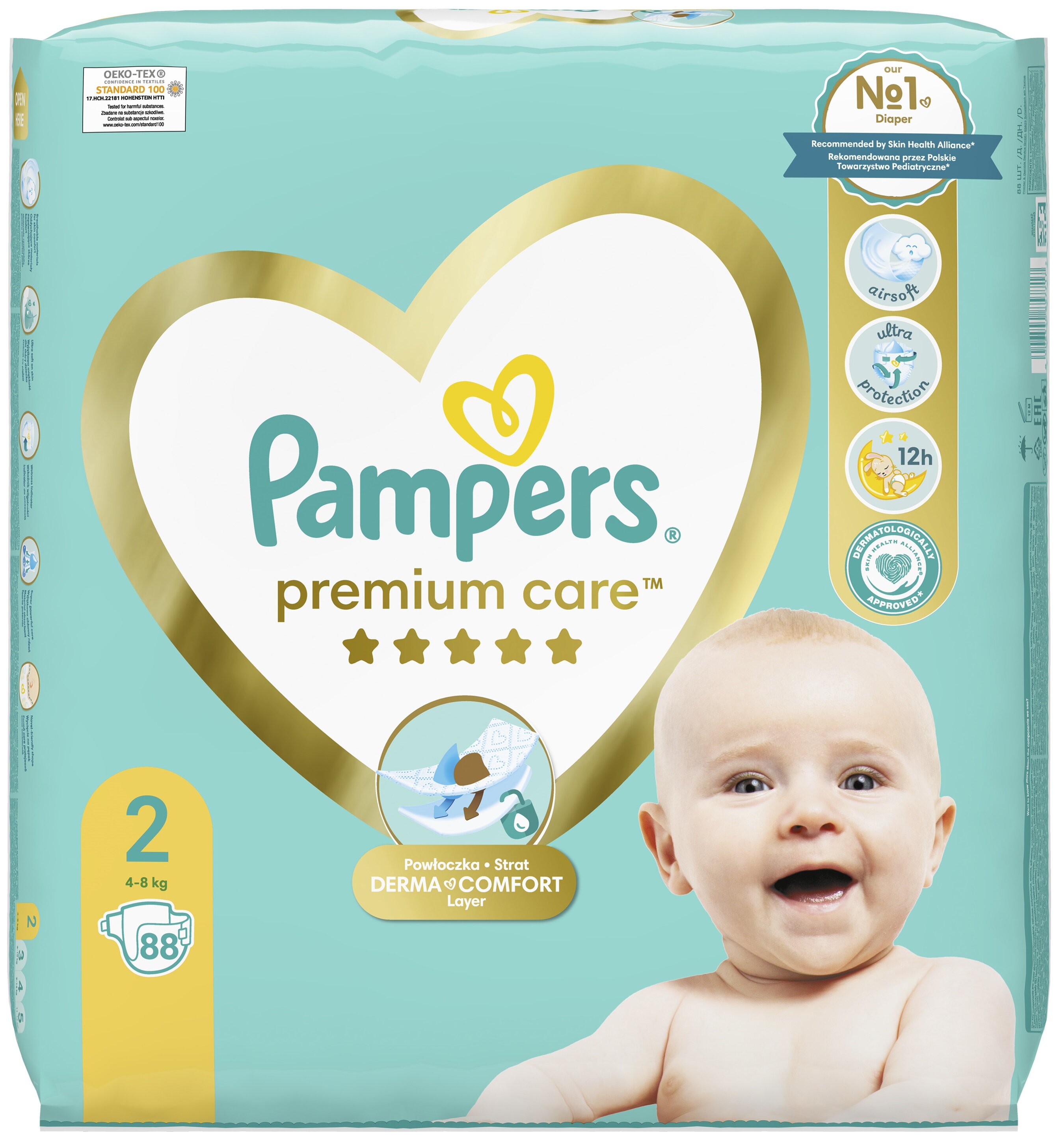 pieluszki pampers 2 144 szt cena