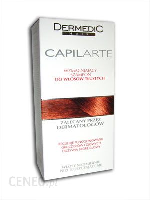 dermedic capilarte wzmacniający szampon do włosów tłustych