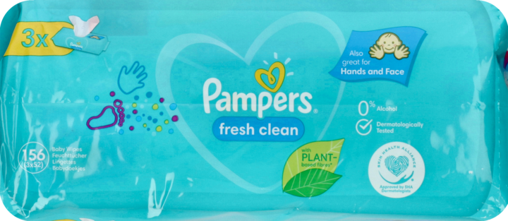 chusteczki pampers fresh clean rossmann