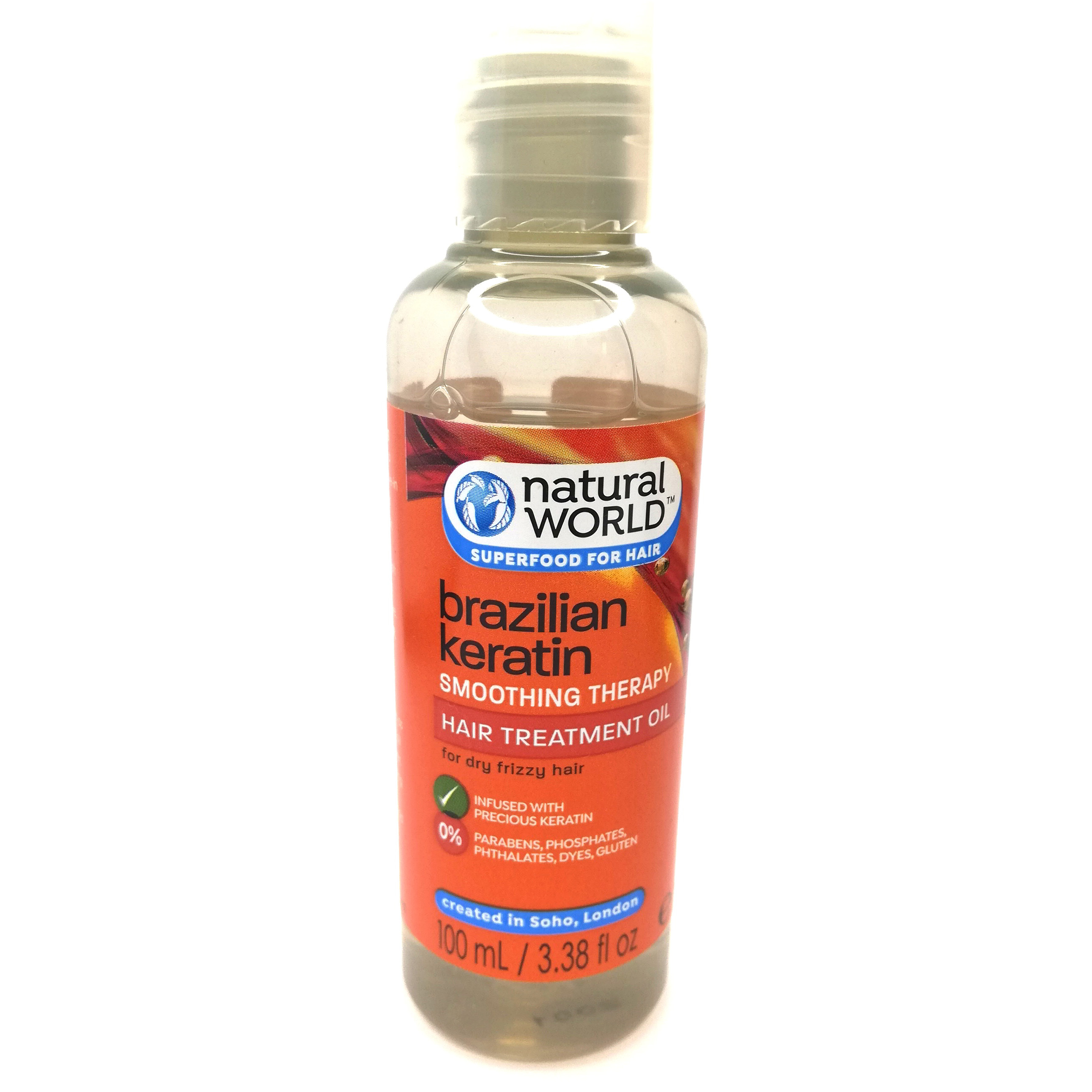 natural world brazilian keratin olejek do włosów z keratyną