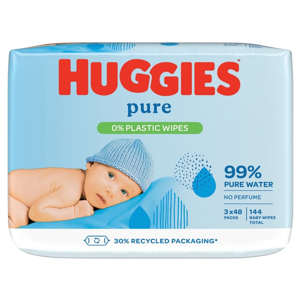 tesco huggies pure wipes