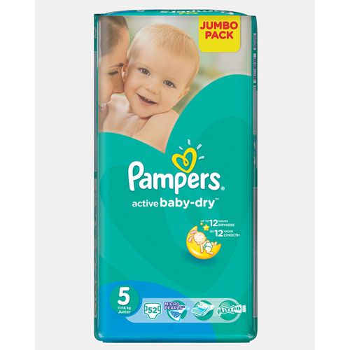 pampers active baby dry 5 52