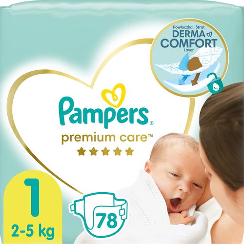 pampers 1 premium care 78