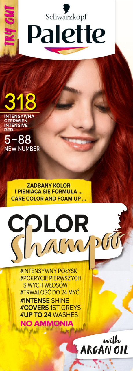 szampon koloryzujacy włosów schwarzkopf palette 315