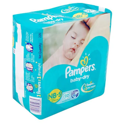 pampers new baby dry 100 szt