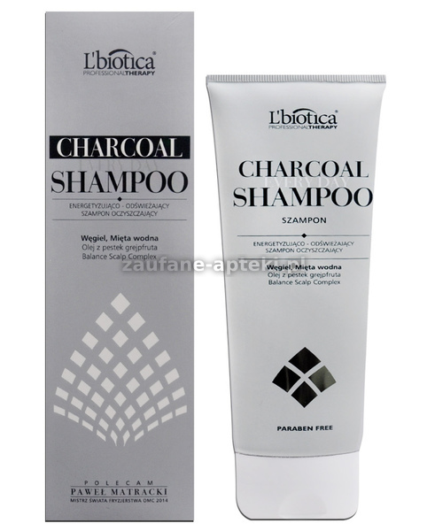 l biotica charcoal szampon