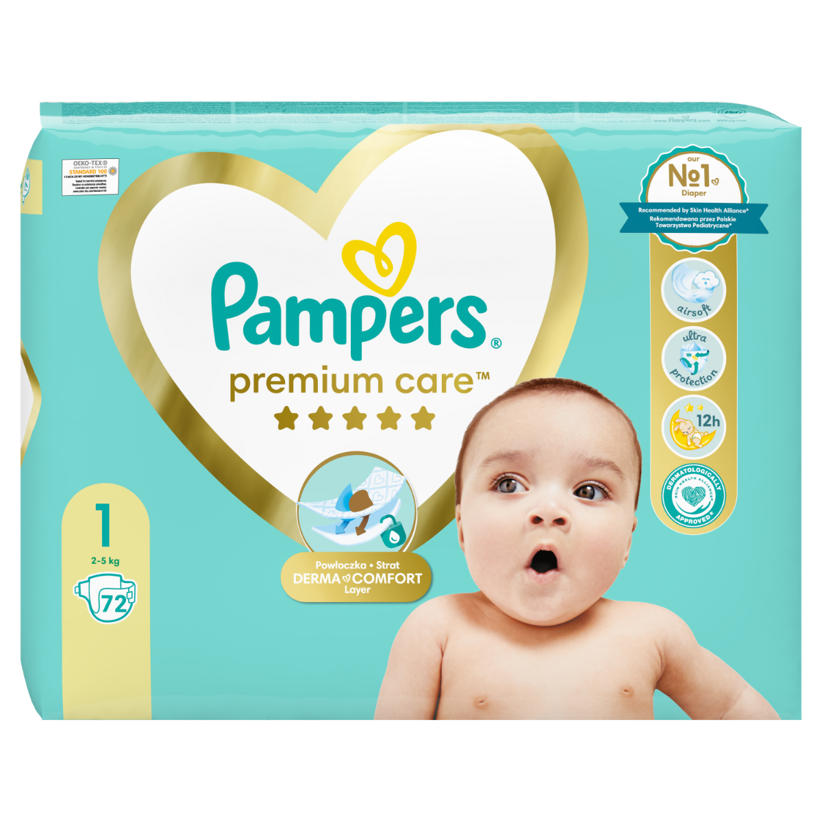 pampers premium care new baby pieluchy jednorazowe rozmiar 2