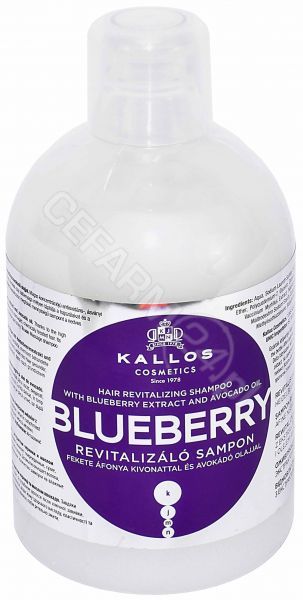 kallos szampon do włosów blueberry