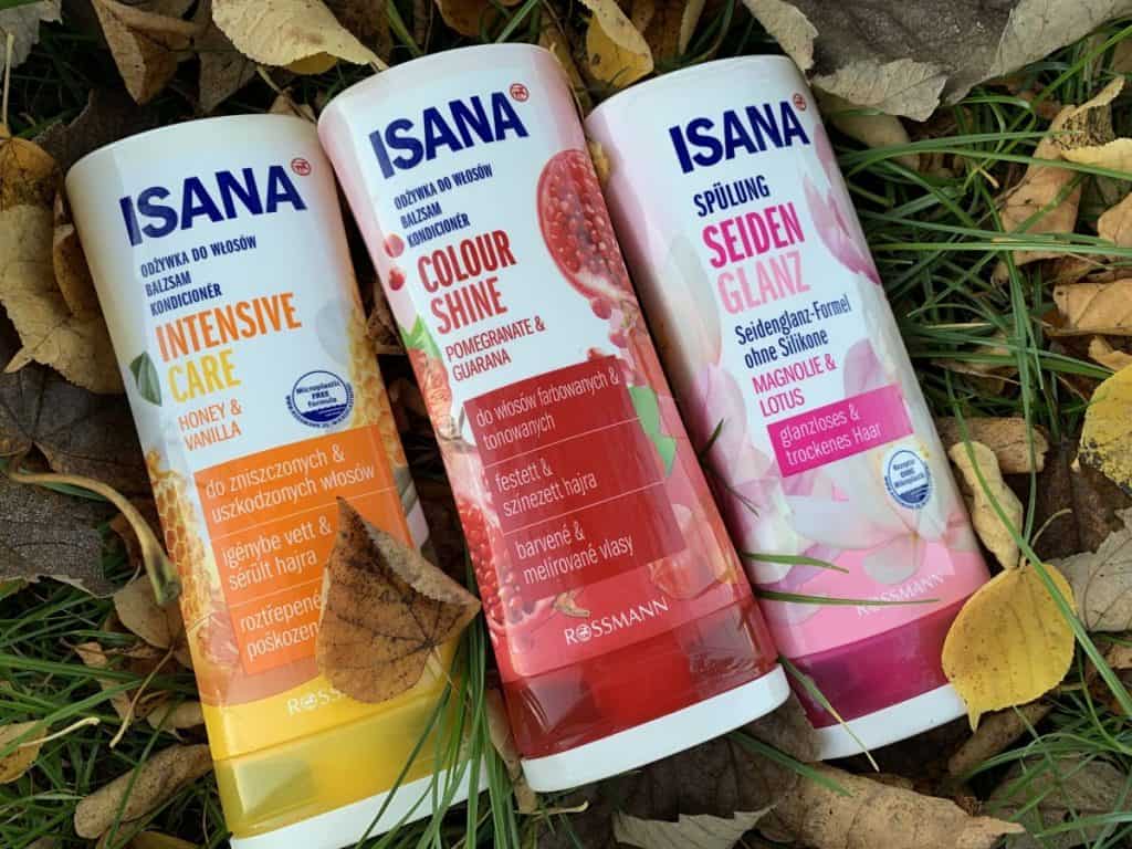 isana odżywka do włosów silky gloss