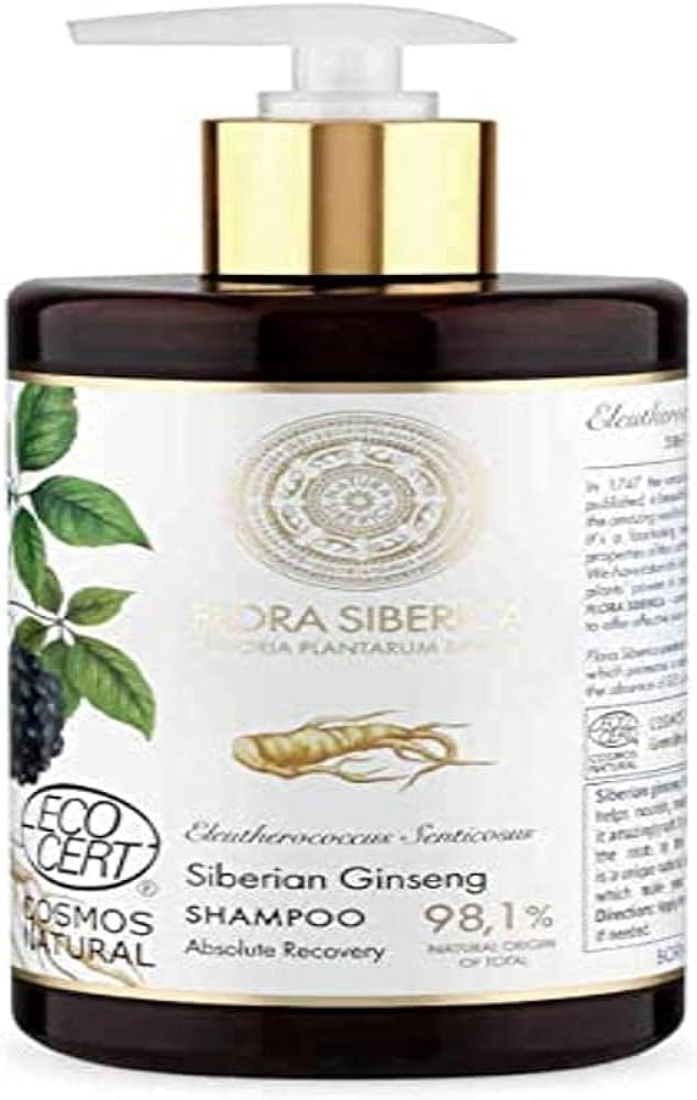 flora siberica siberian ginseng szampon odbudowujący włosy