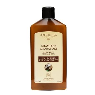 erboristica natura szampon z siemieniem lnianym i masłem karite 300ml