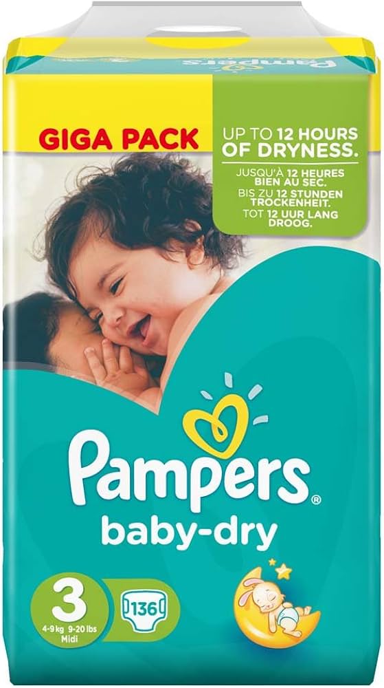 pampers 3 midi giga pack opakowanie 96