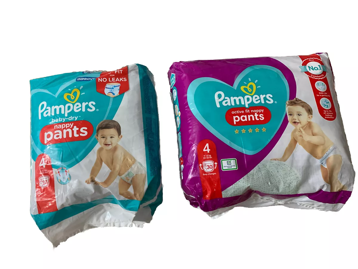 pampers active dry 4 ebay