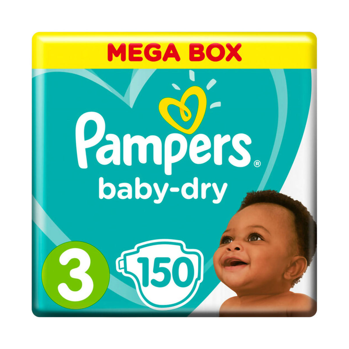 pampers super dry active baby 150