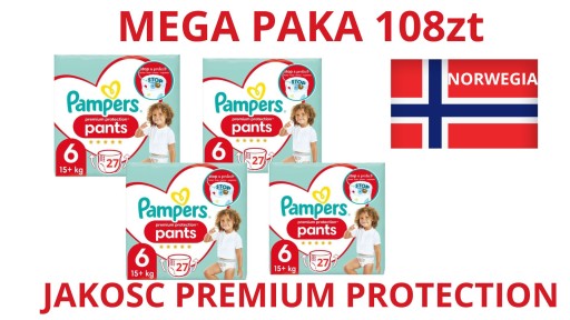 pampers z norwegii