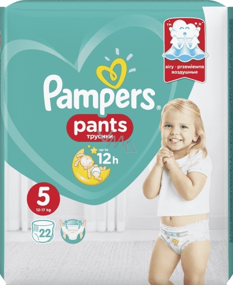 pampers pants 5 junior 12-18kg 96 szt