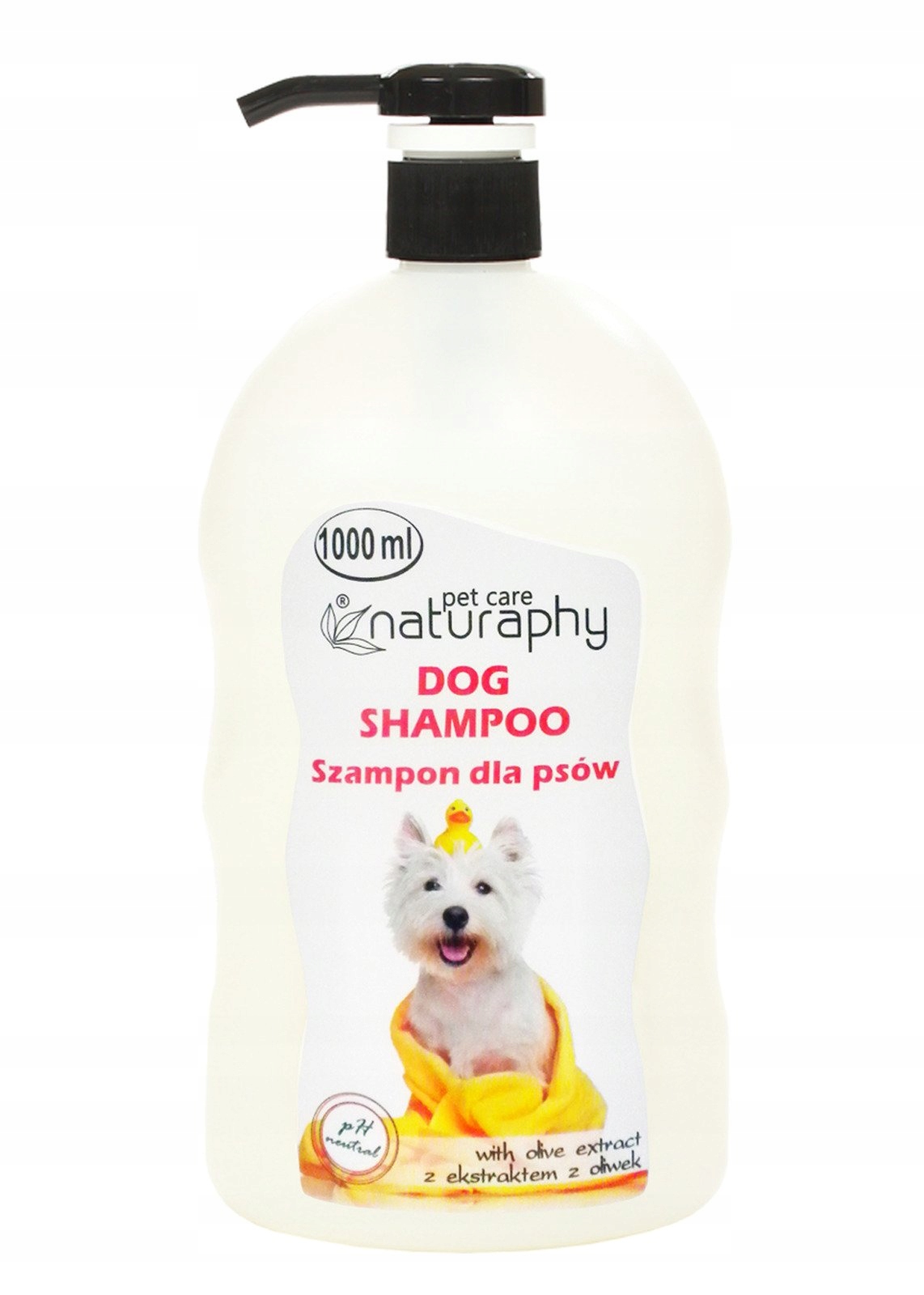 szampon dla psa białego o pieknym zapachu