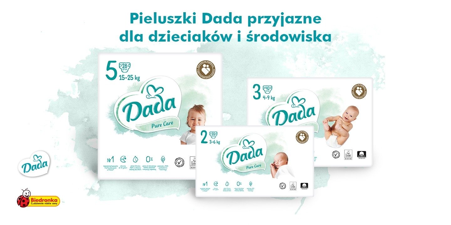 pieluchy dada biedronka 3-6 kg cena