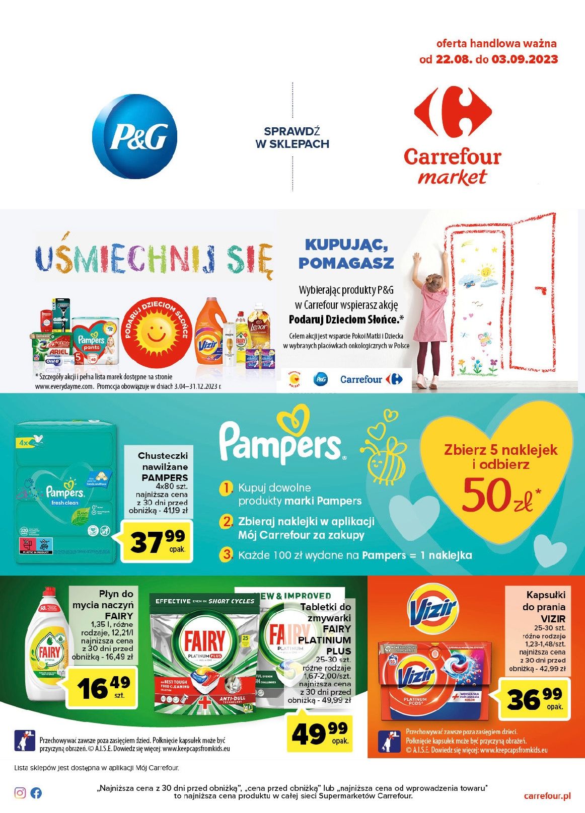 carrefour pampers gazetka