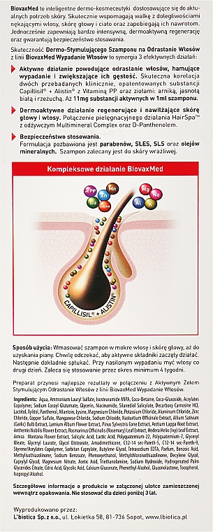 biovaxmed szampon dermostymulujący na odrastanie włosów opinie