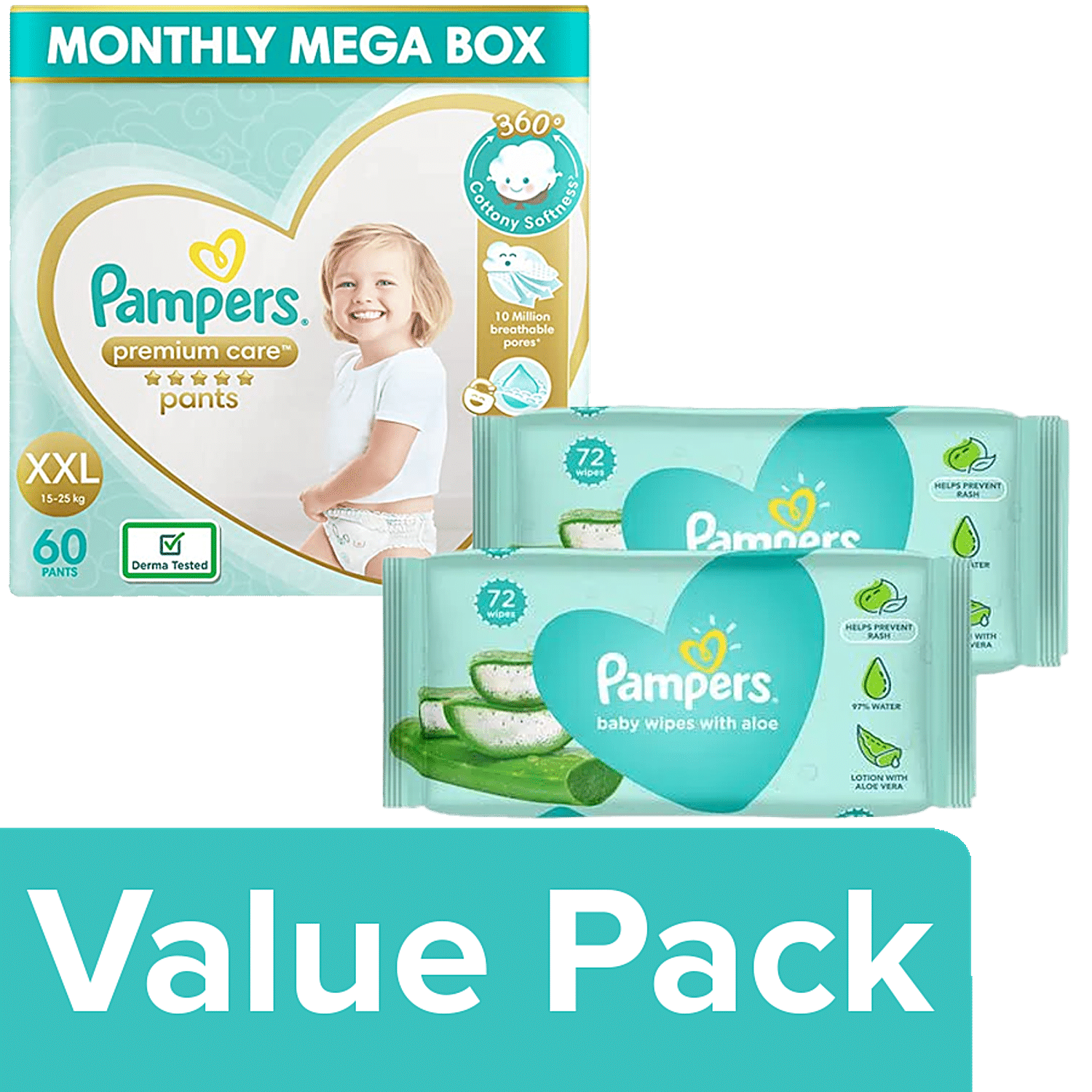 pampers xxl wipes