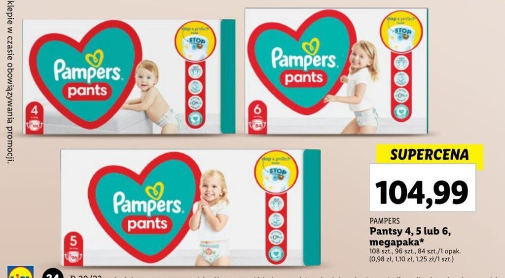 pampers 4 mega pack lidl