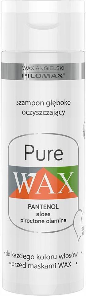 szampon do włosów głęboko oczyszczający pure wax