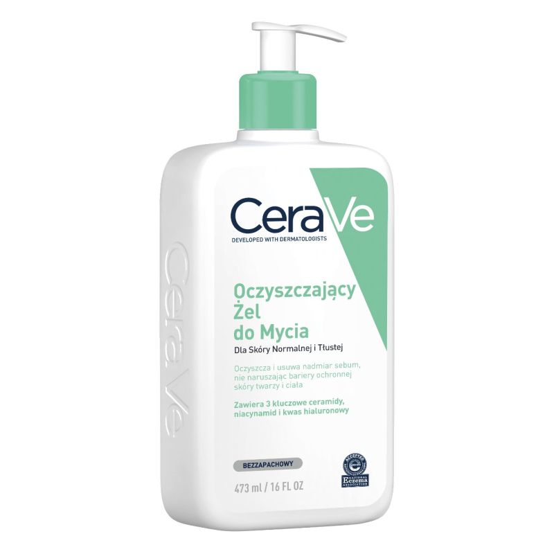 cerave zel do mycia twarzy 473