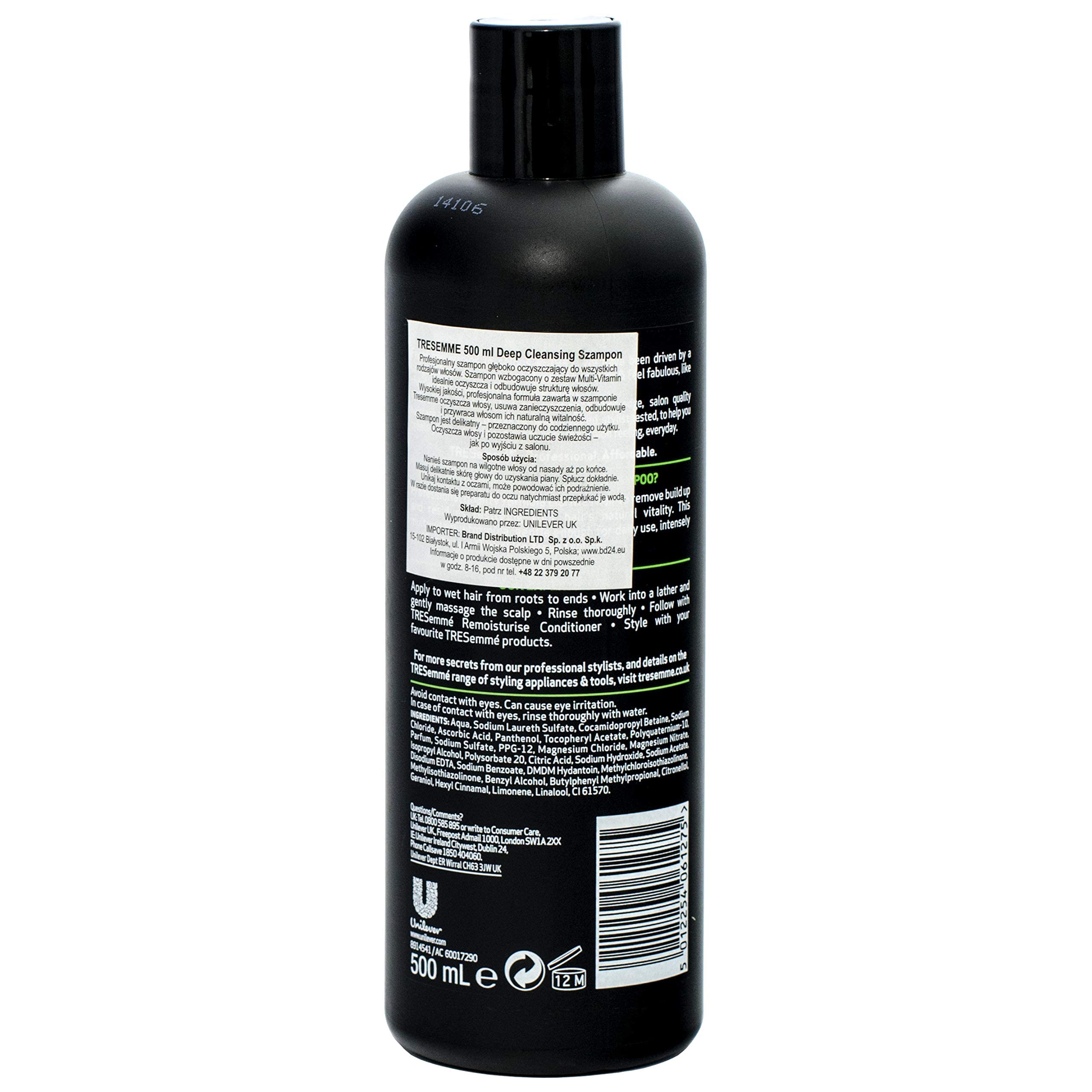 tresemme szampon deep cleansing