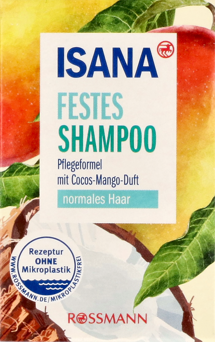 isana szampon do włosów w kostce